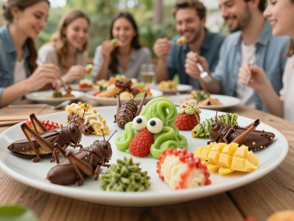 Rovarok a tányéron: a csokis szöcske és más bizarr, mégis tápláló ételek