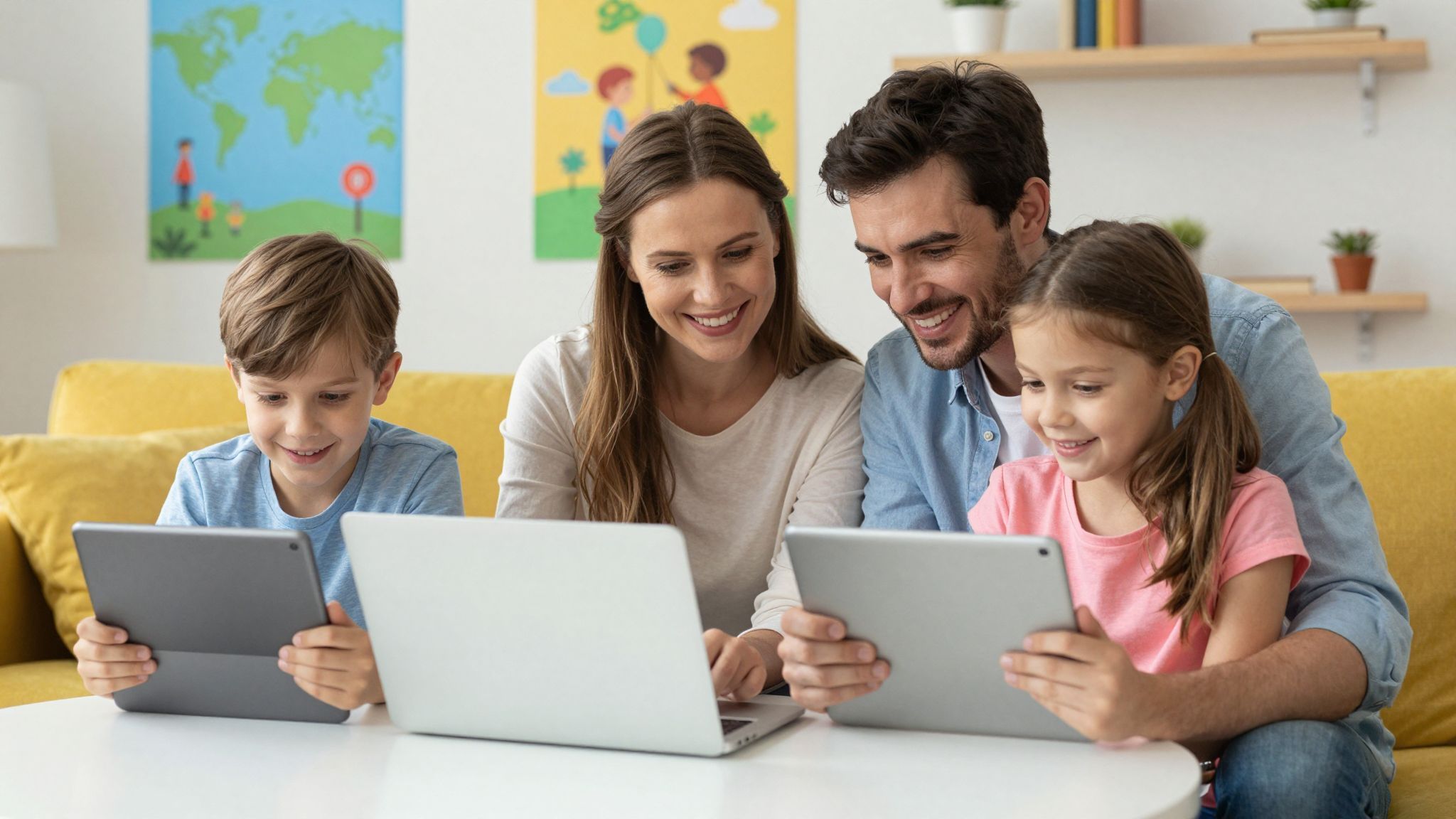 A szülők viselkedése formálja a gyerekek digitális szokásait.