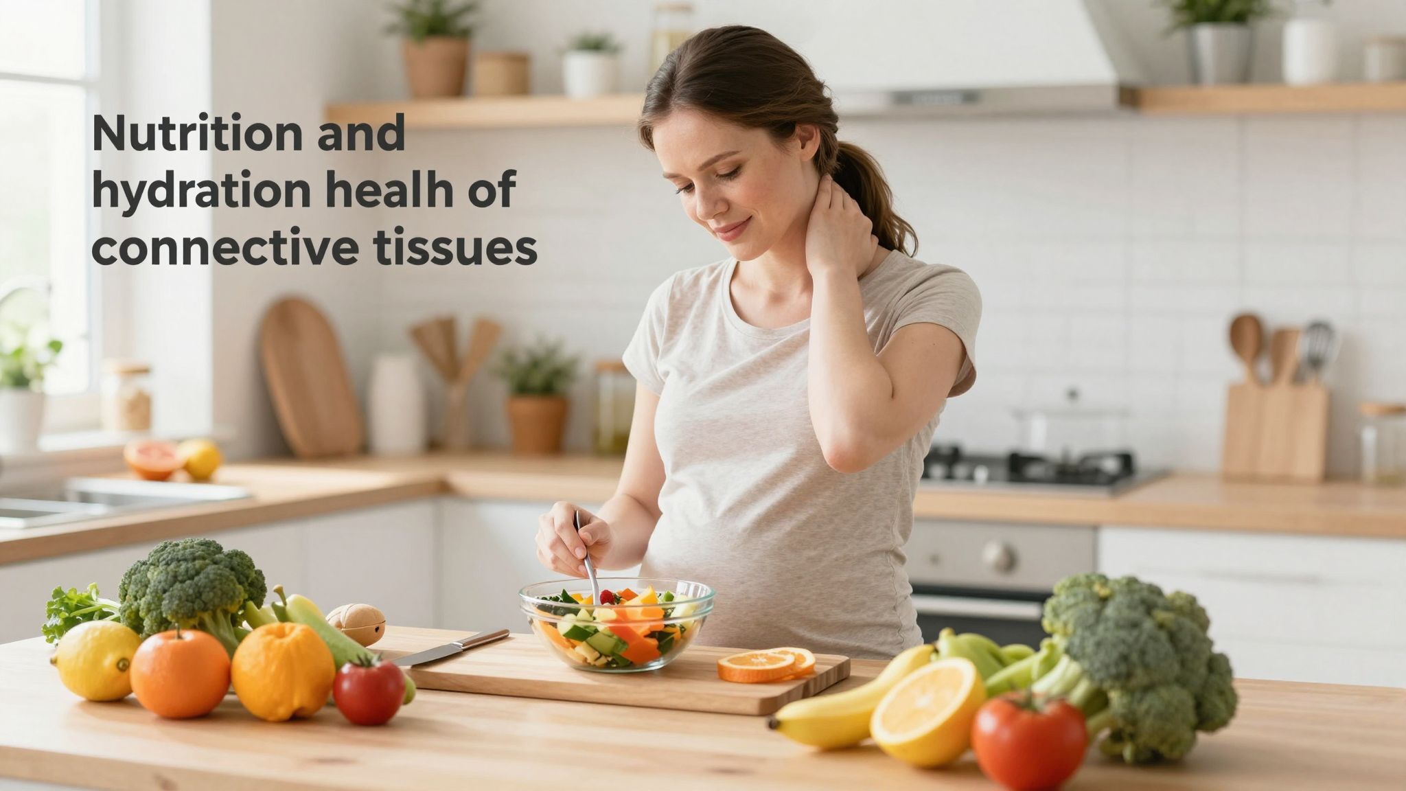 A hidratált kötőszövetek rugalmasabbak és fájdalommentesebbek.