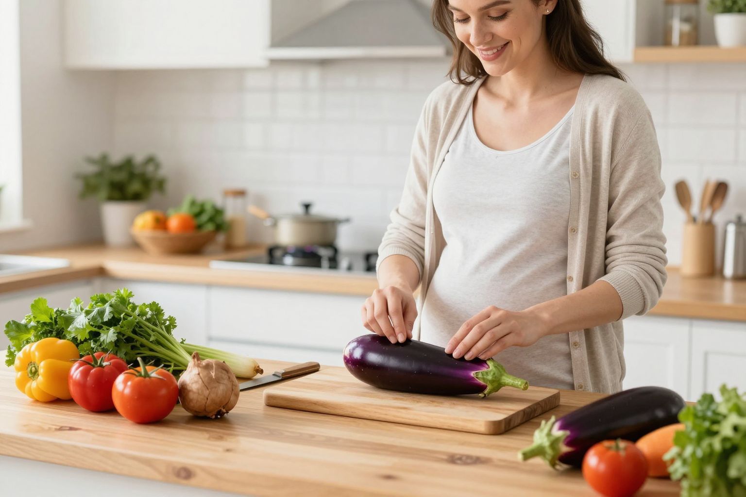 A padlizsánt hűtőben tárold, hogy megőrizzük frissességét.