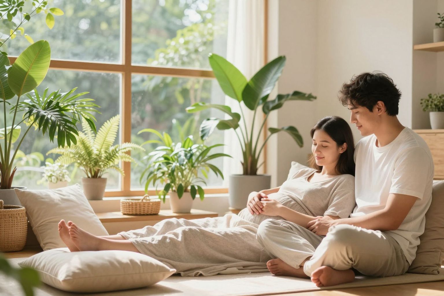 Az ideális mikrokörnyezet segíti a természetes szülés folyamatát.