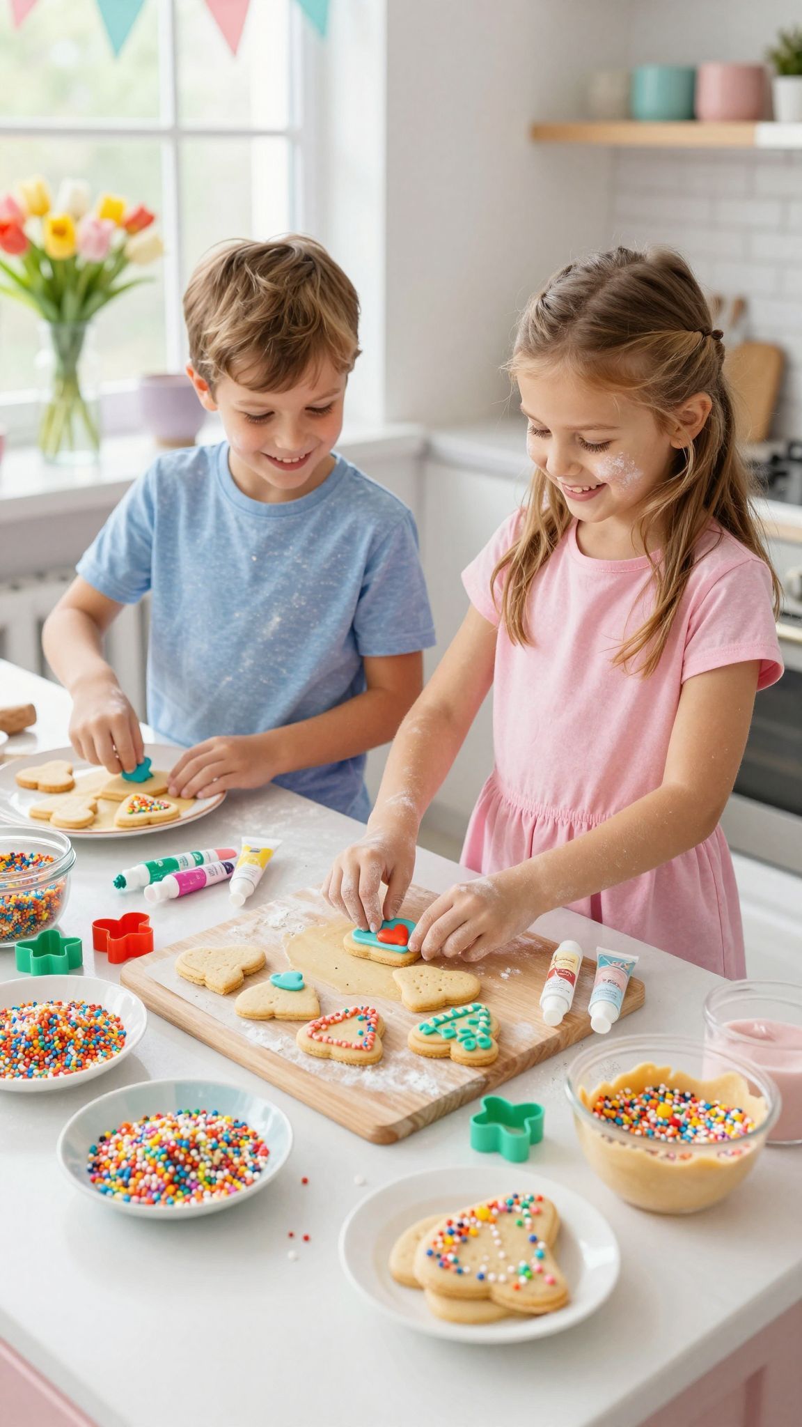 Üvegablakos szívecskék: színes édesség, ami örömet szerez!