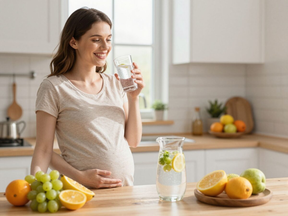Várandósság alatti folyadékfogyasztás: nem mindegy, milyen vizet iszol