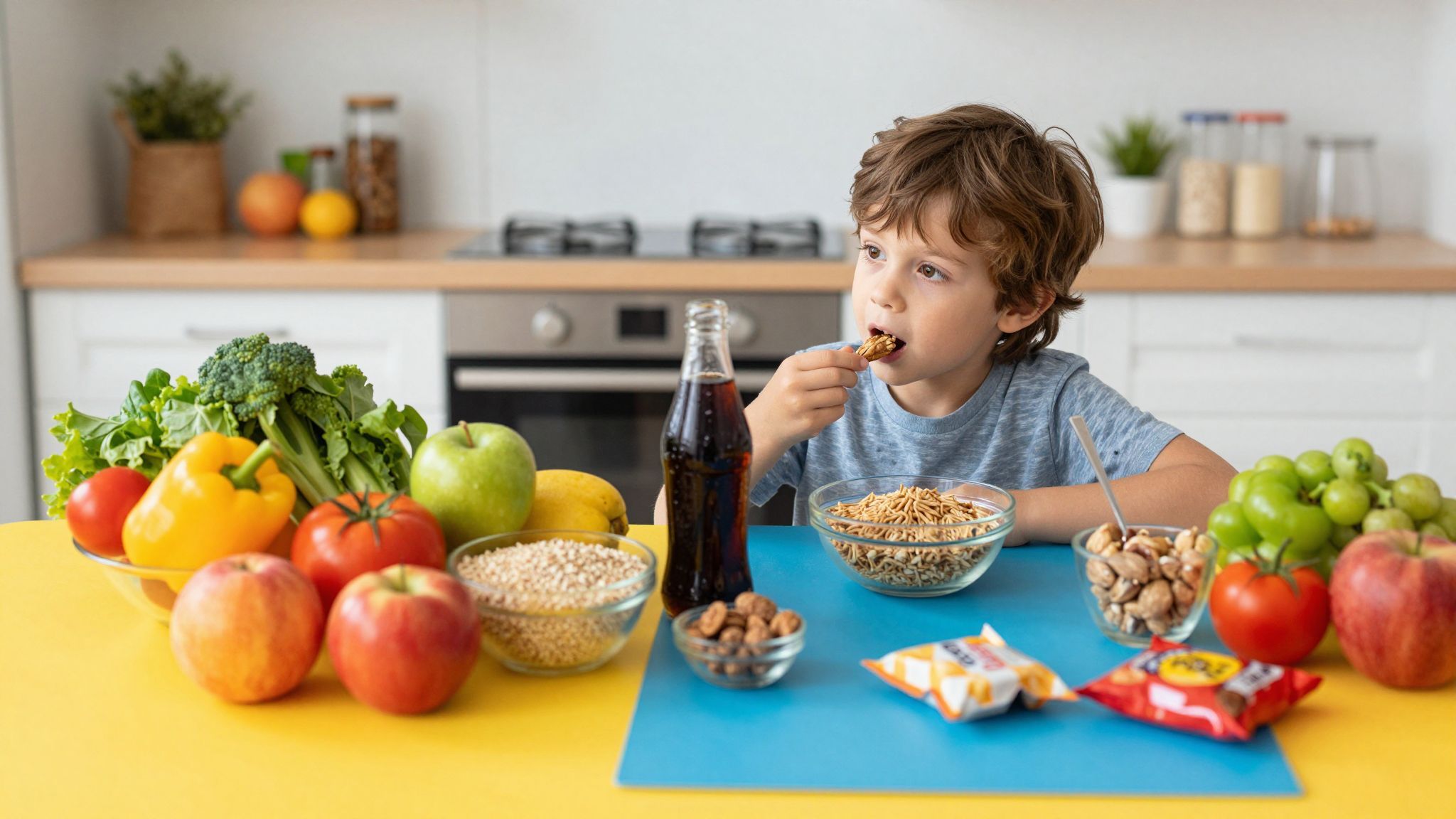 A túlzott cukorfogyasztás rontja a gyermekek kognitív teljesítményét.