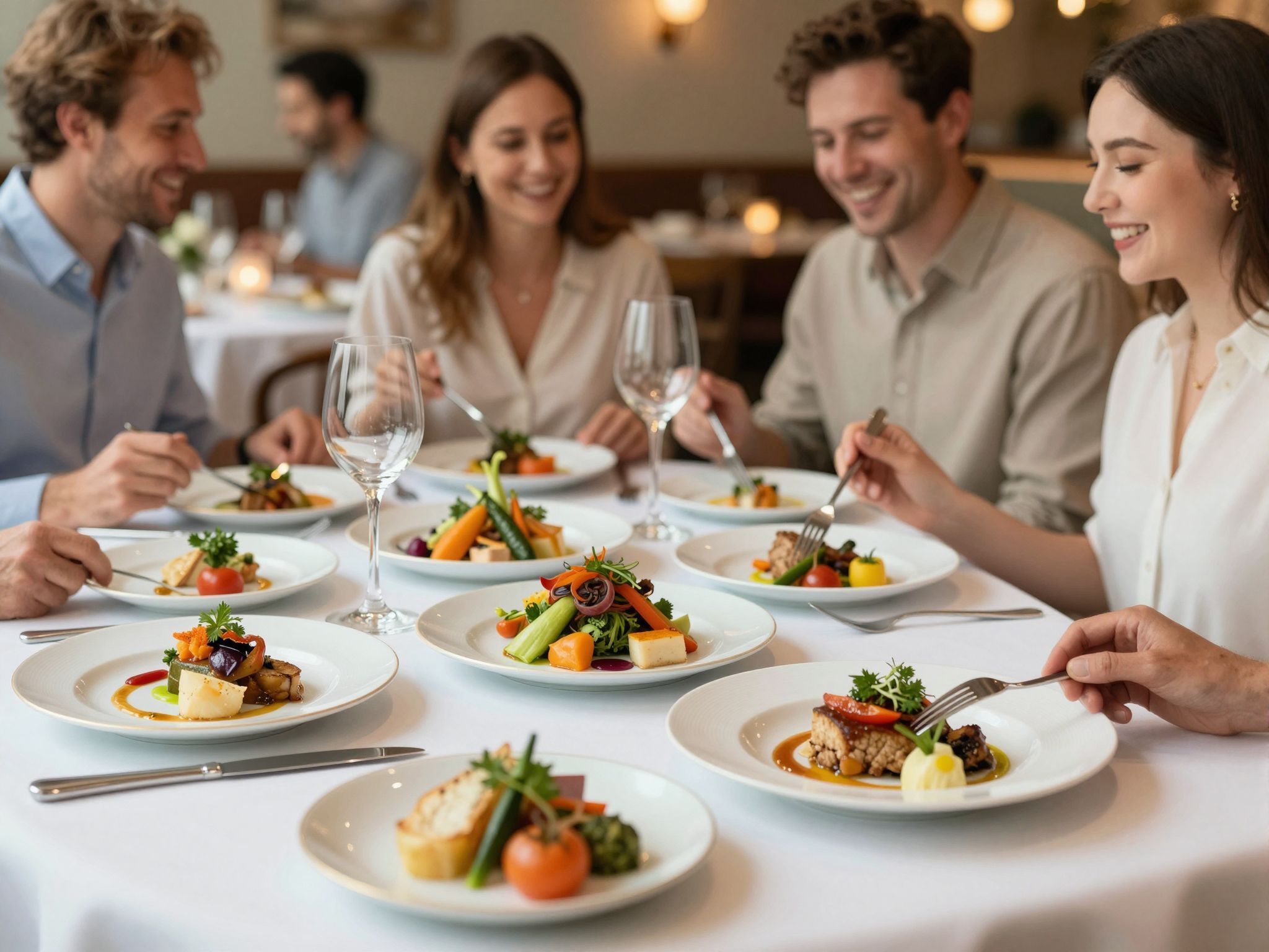 Az ízek, illatok és textúrák együttese fokozza az élményt.