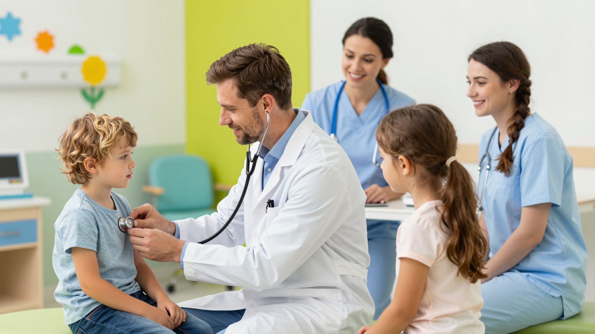 A gyermekkardiológiai vizsgálat során szívultrahang is történik.