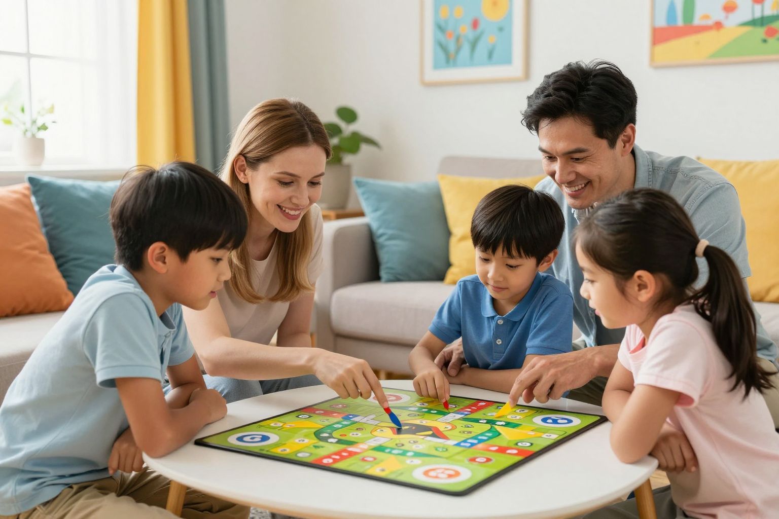 A társasjátékok növelik a gyerekek figyelmi képességét.