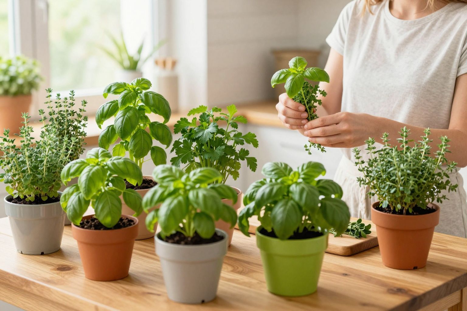 A bazsalikom napfényigénye magas, így világos helyen neveld!