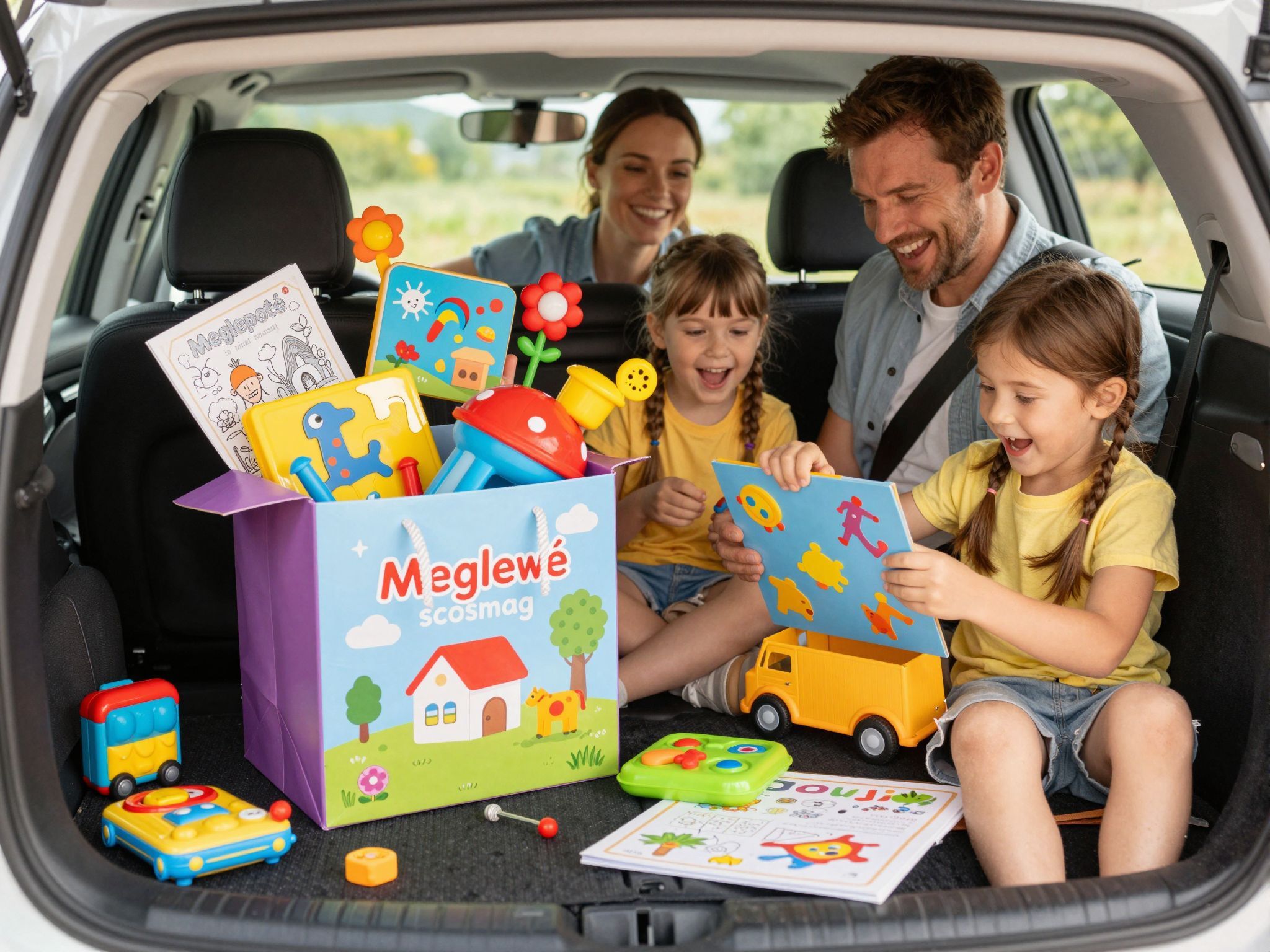 A meglepetéscsomagok fokozzák a gyerekek kíváncsiságát és örömét.