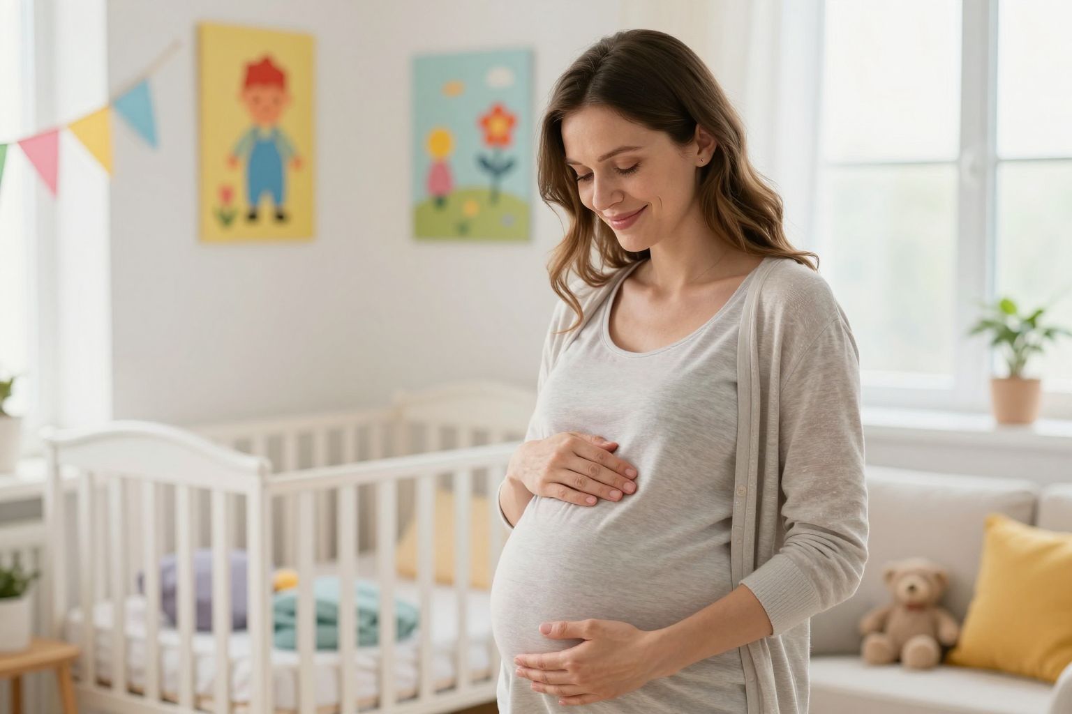 A baba mozgása fokozódik a szülés előtt.