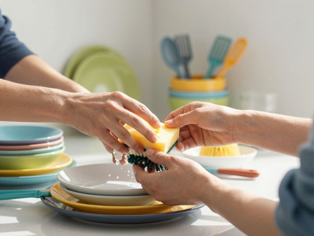 A nagy konyhai dilemma: szivacsot vagy kefét használjunk a mosogatáshoz?