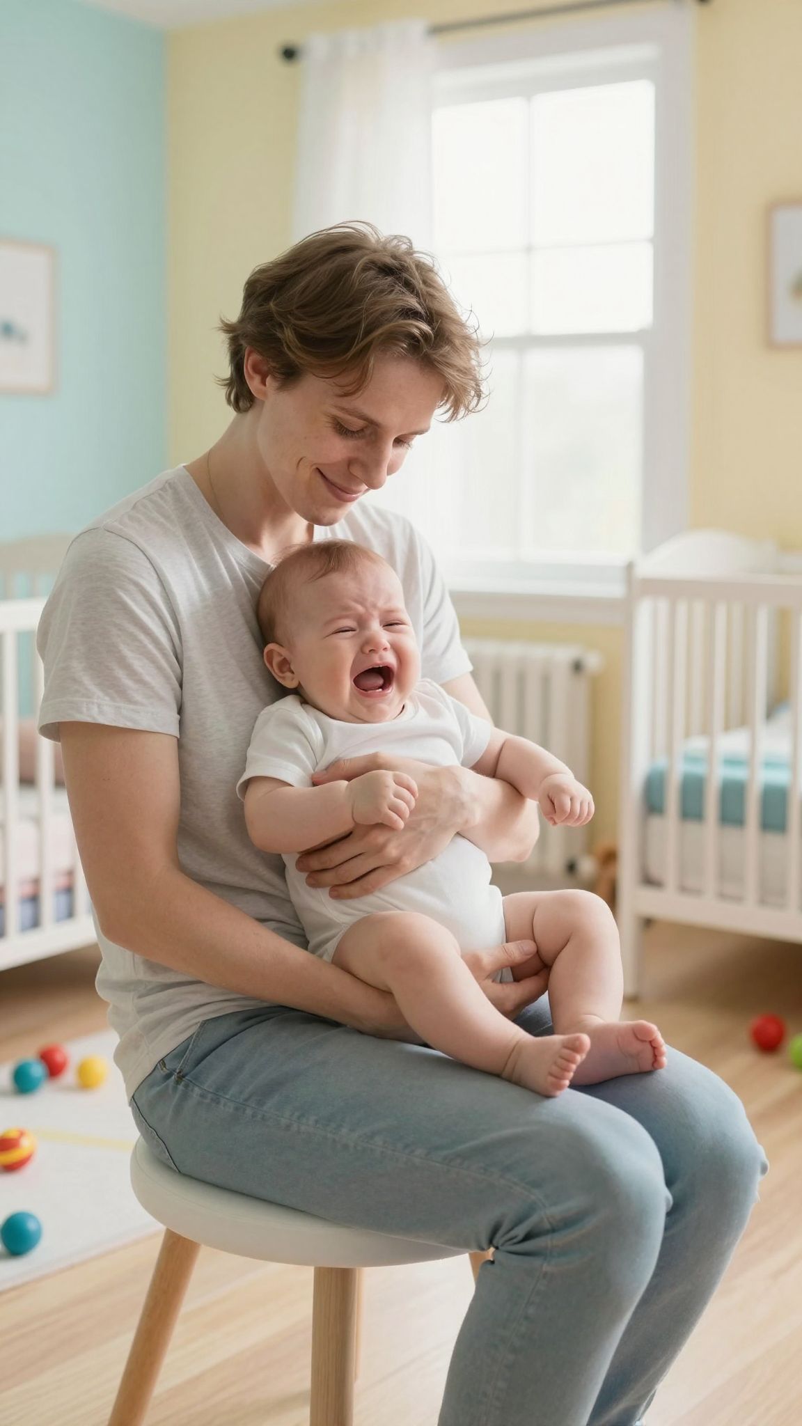 A ringatás serkenti a baba agyának fejlődését.