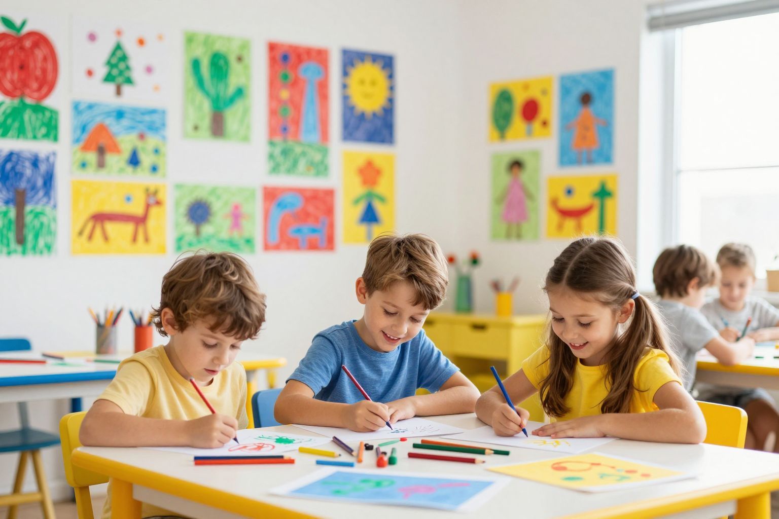 A színek befolyásolják a gyermek érzelmi világát és hangulatát.