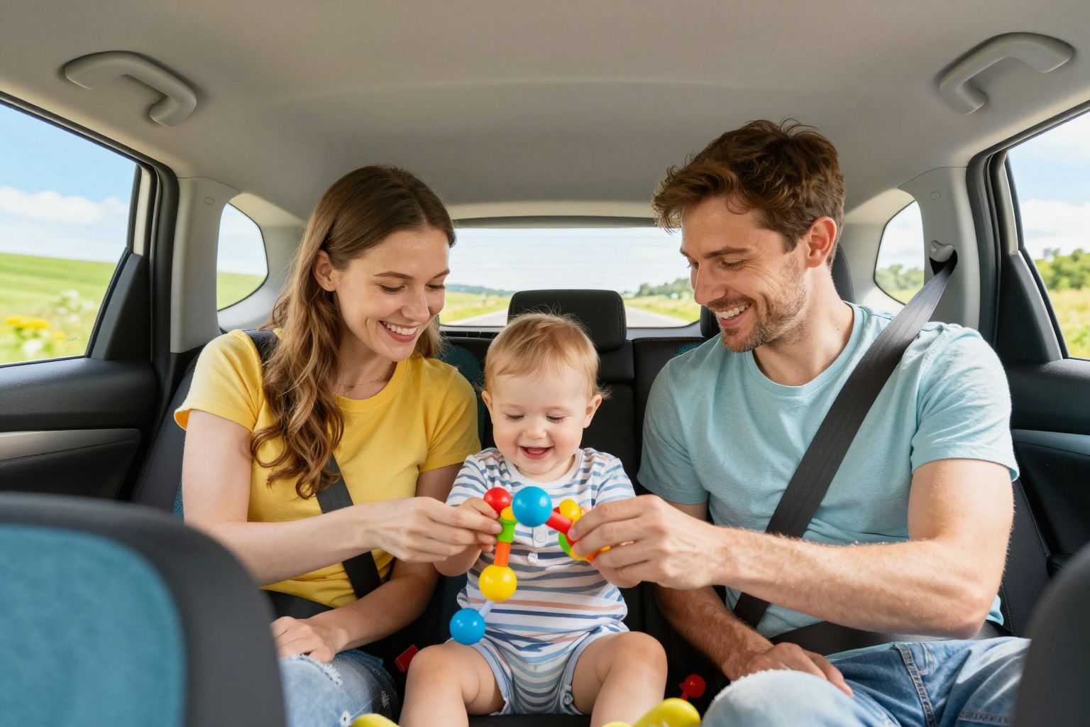 A szórakoztatás növeli a baba kényelmét és jókedvét.