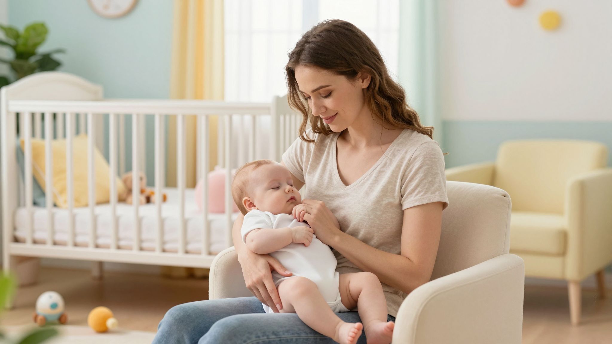 A szülők mentális egyensúlya kulcsfontosságú a baba alvásához.