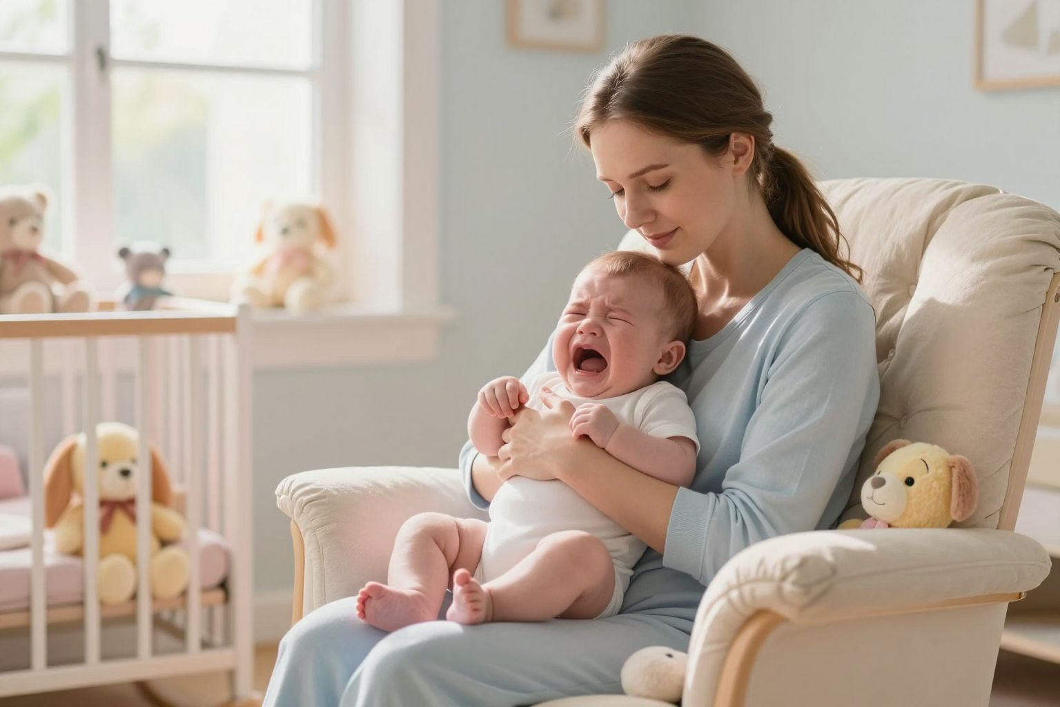 A szülői nyugalom segít a baba gyorsabb megnyugtatásában.