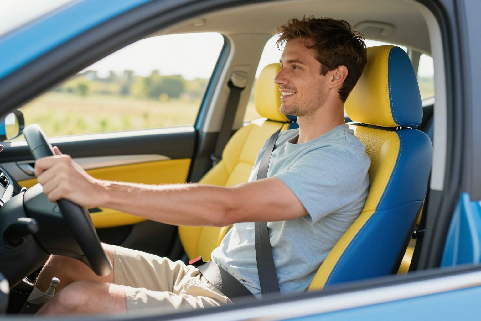 A helyes ülésállítás csökkenti a hátfájást vezetés közben.