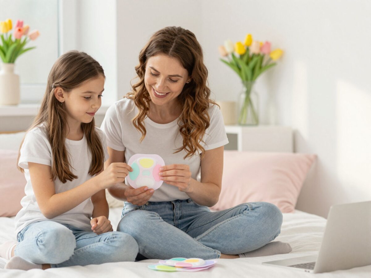 Az első menstruáció: hogyan készítsd fel rá a lányodat?