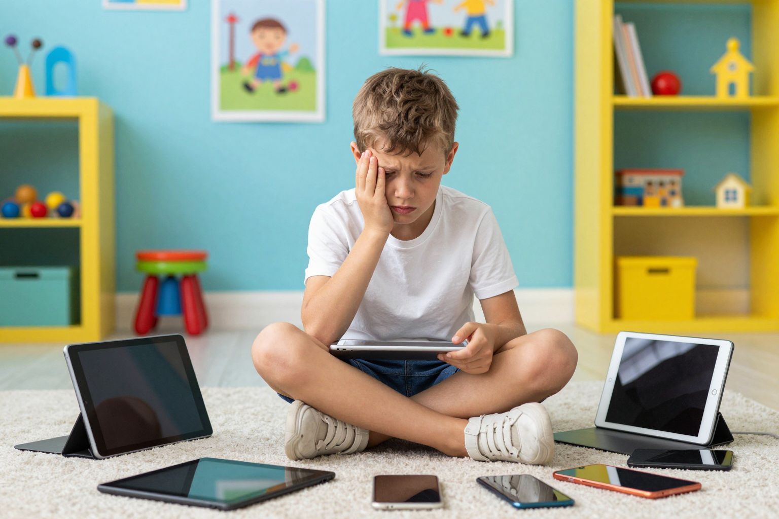 A túlzott képernyőhasználat csökkenti az érzelmi önszabályozást.