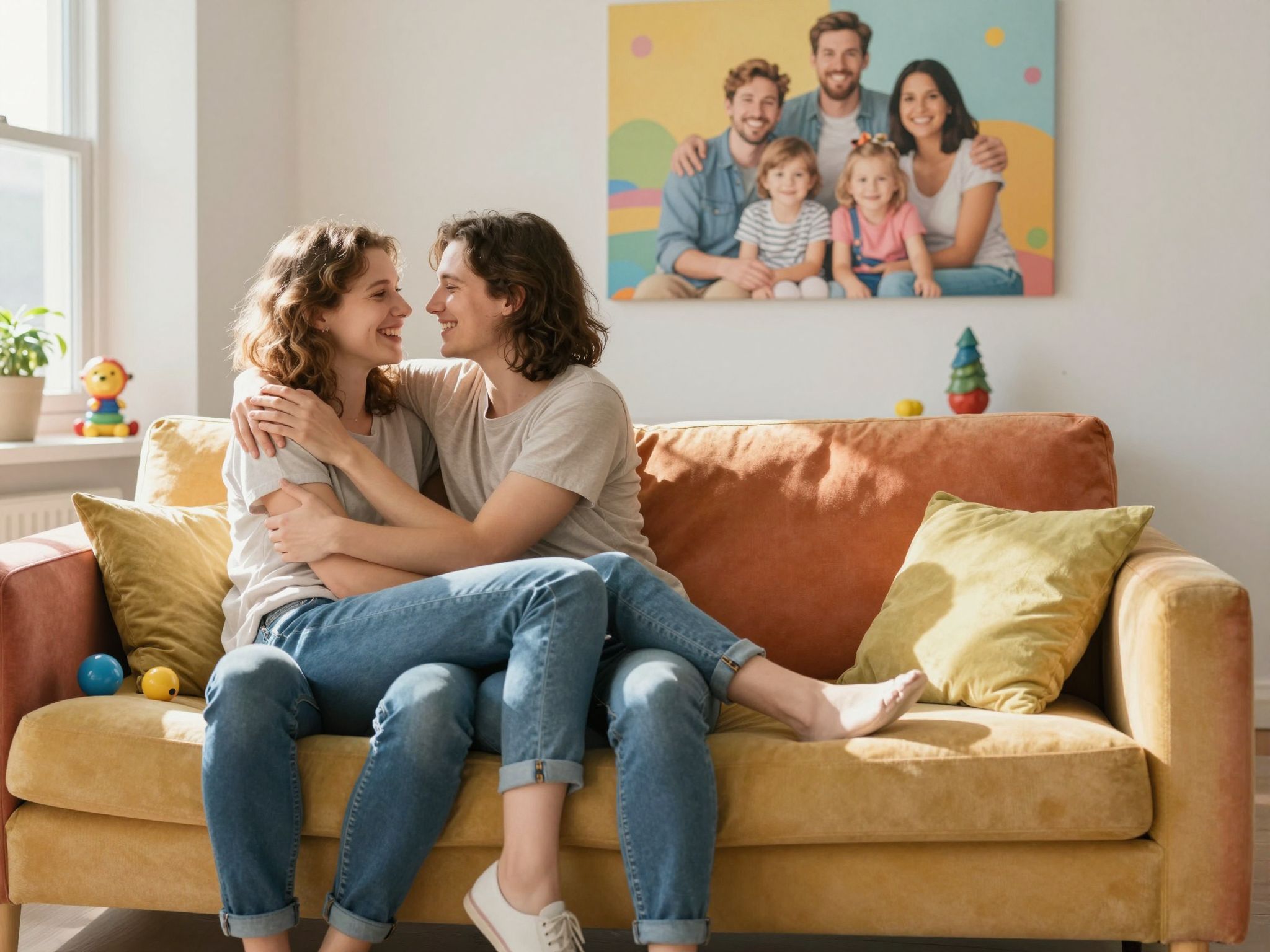 Az intimitás mélyebbé válik, amikor gyerekek érkeznek.