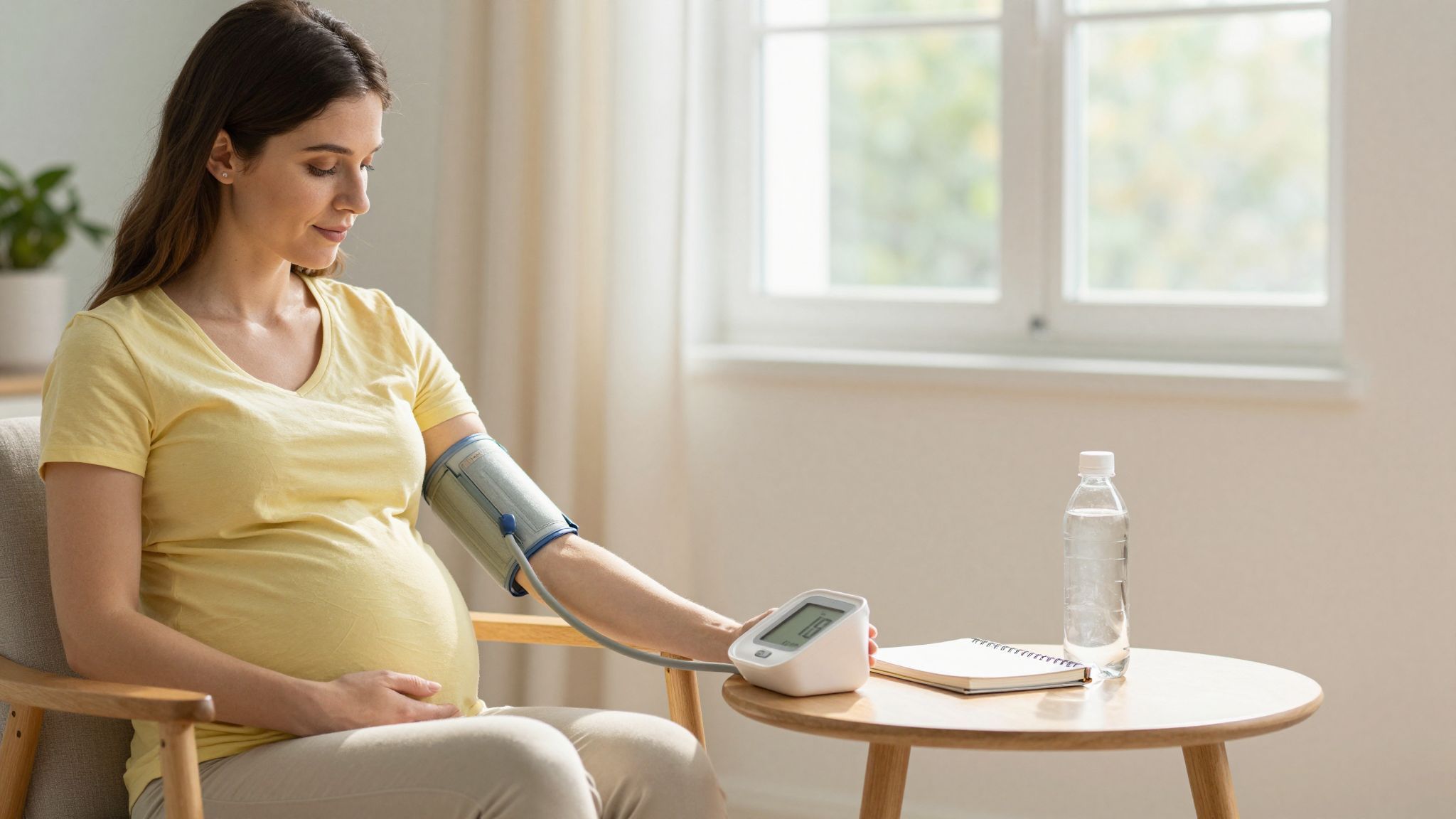 A rendszeres vérnyomásmérés kulcsfontosságú a terhességi toxémia megelőzésében.