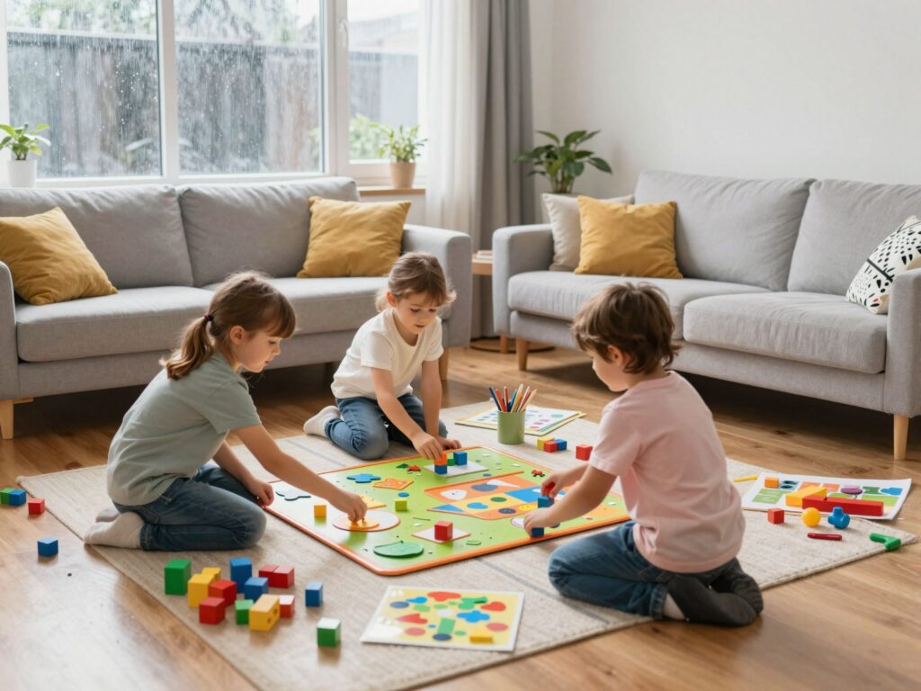 Esőnap túlélőcsomag: kreatív és mozgásos játékok a lakásban