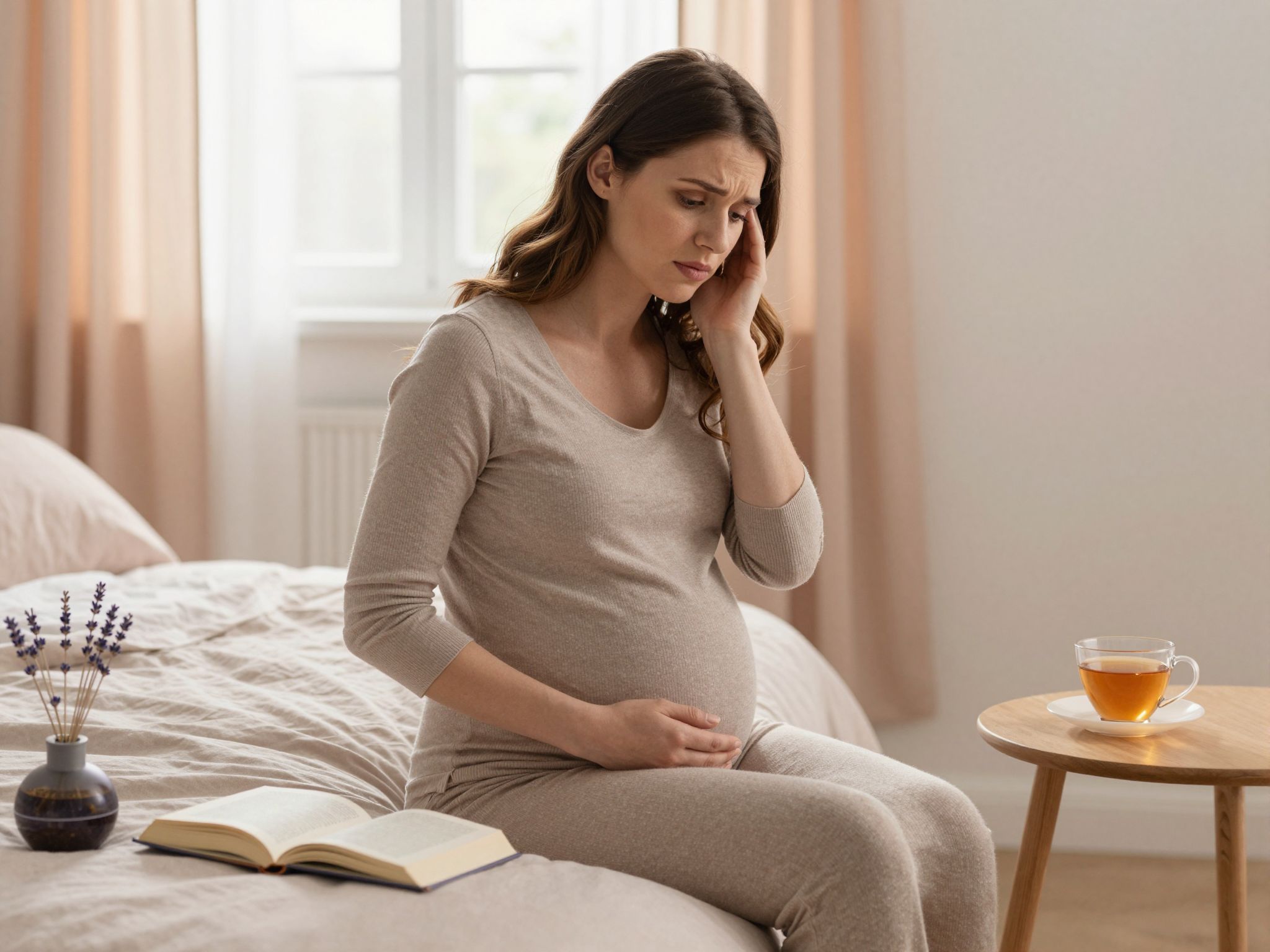 A hormonális változások álmatlanságot okozhatnak a terhesség elején.