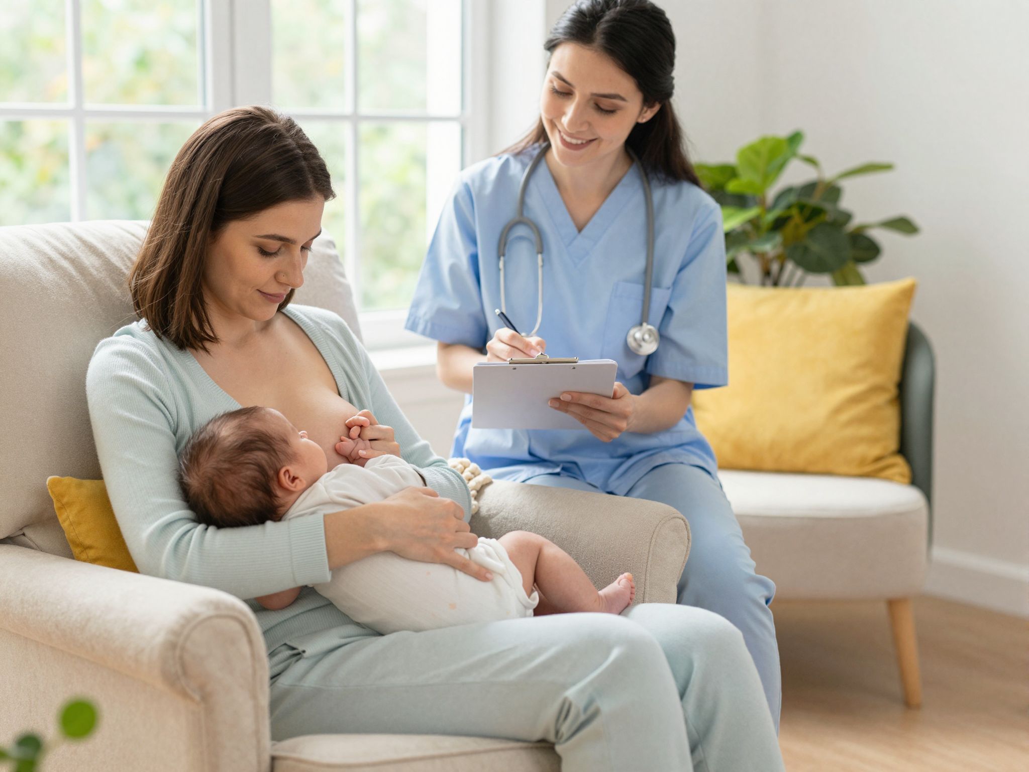 A laktációs tanácsadók segíthetnek a szoptatási nehézségekben.