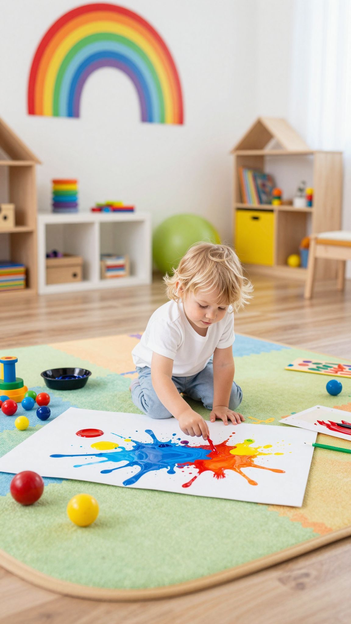 A színek tanulása fejleszti a gyermekek kreativitását.