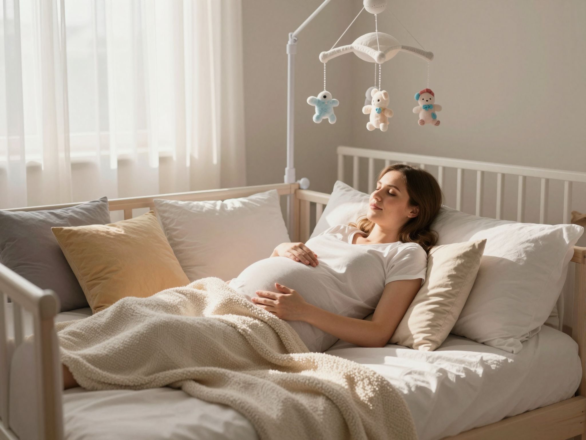 A terhesség végén a nők alvási szokásai jelentősen változnak.