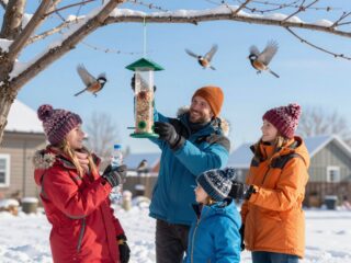 Így készülhet madáretető PET-palackból: segíts a madaraknak télen is