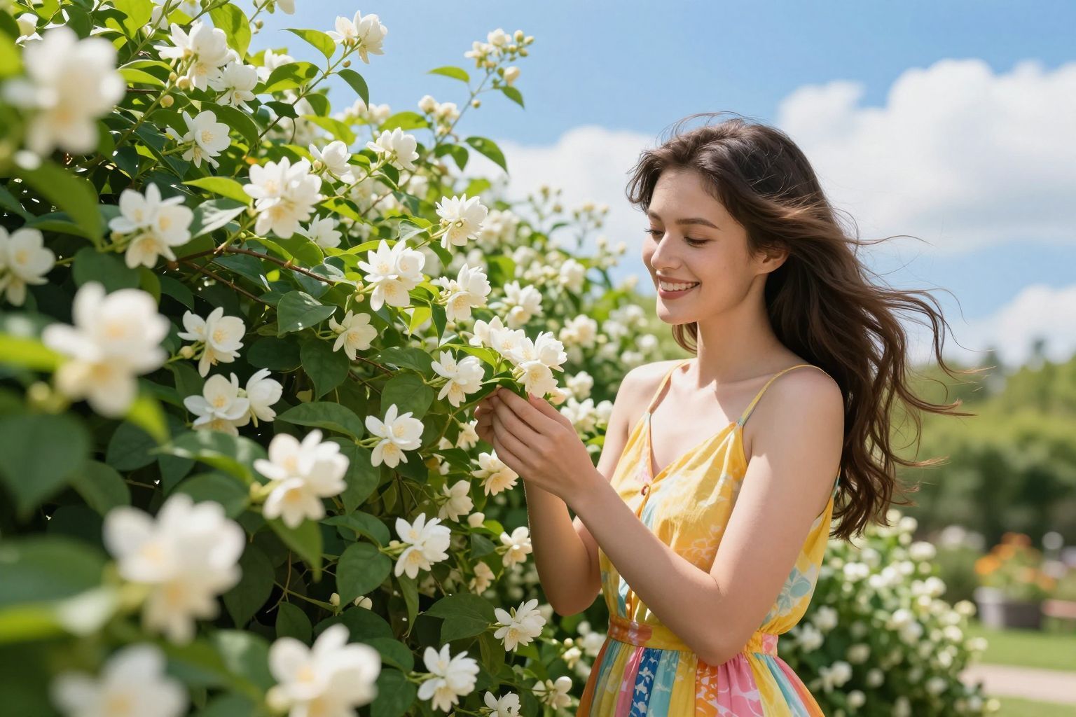 A jázmin virág szimbolizálja a szeretetet és a szépséget.