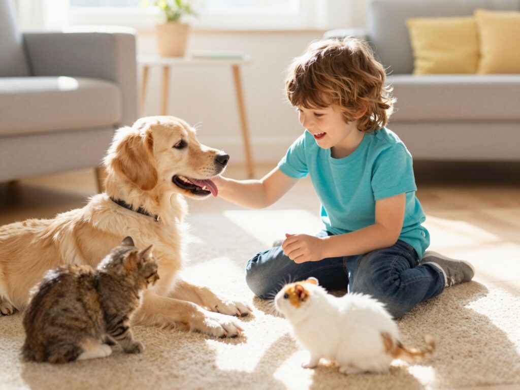 Kutya, macska, hörcsög: miért jó, ha egy gyerek háziállat mellett nő fel?