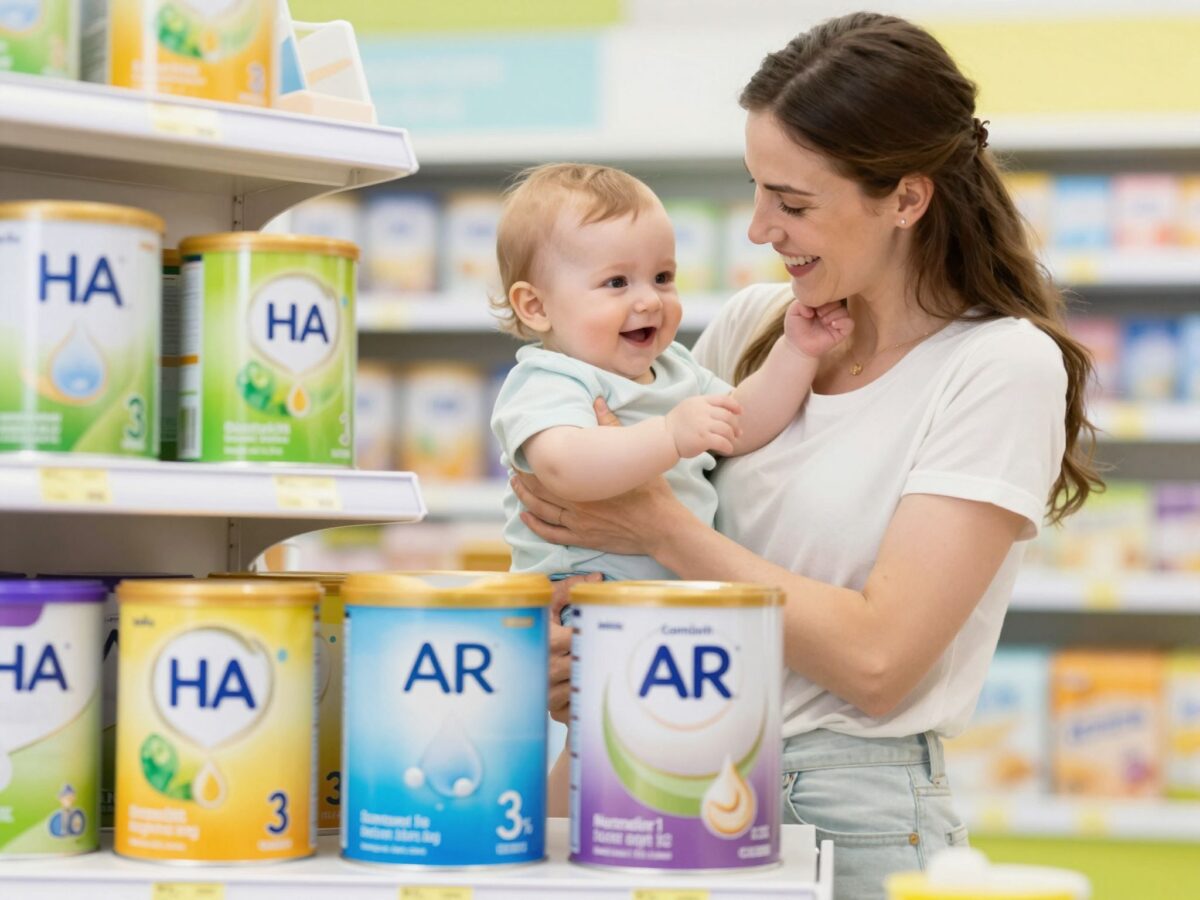 Mit jelentenek a rövidítések, mint a HA, AR vagy Comfort a tápszeres dobozokon?