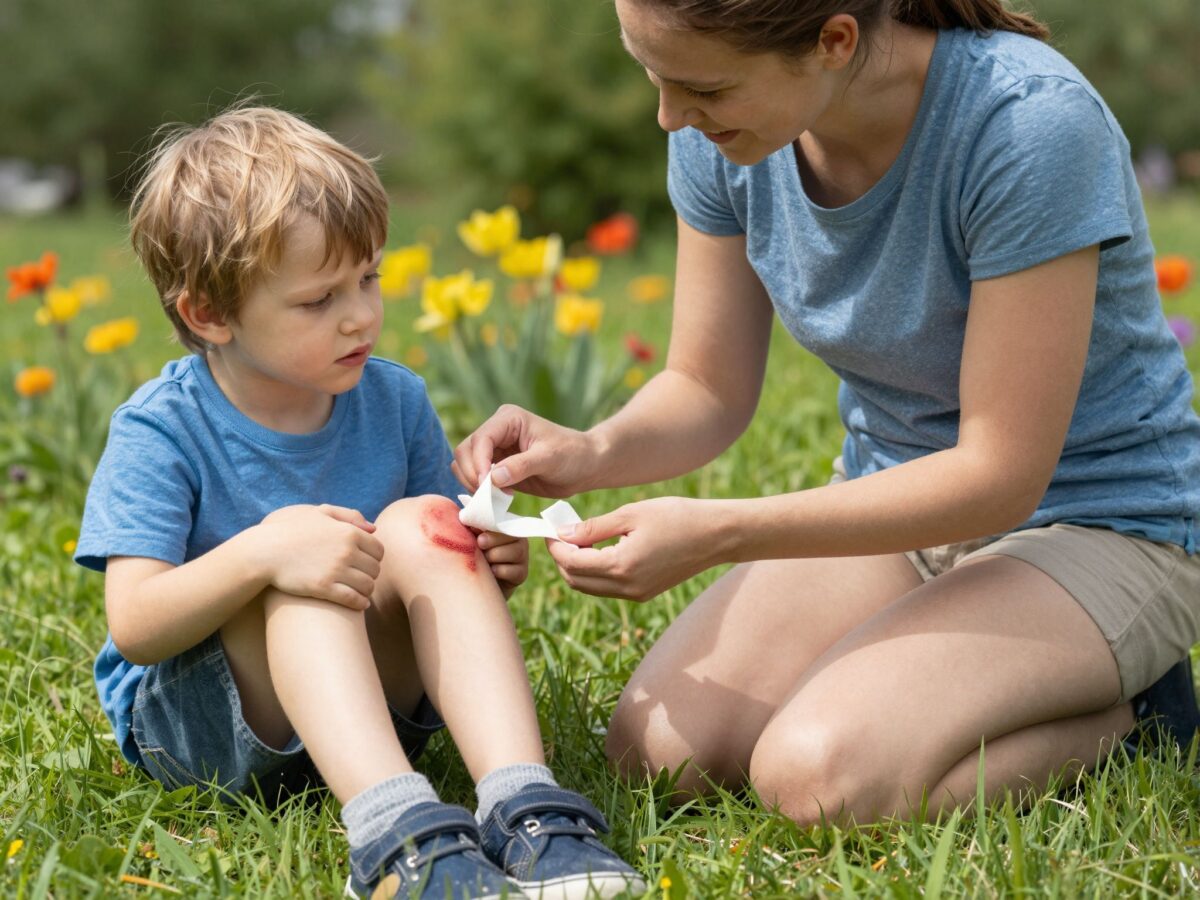 Mit tegyél, ha a gyerek horzsolást vagy rándulást szenved? Gyors segítség útmutató