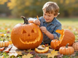 Őszi kreatívkodás: gyerekbarát tökfaragás lépésről lépésre