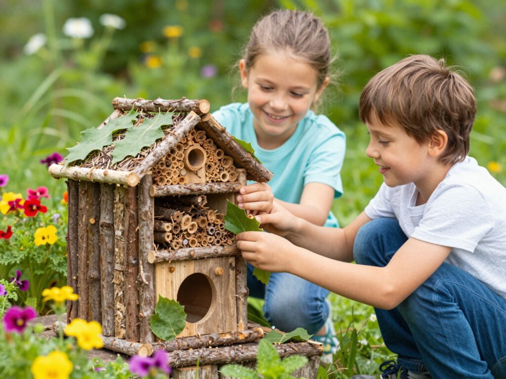 Rovarhotel házilag: természetbarát barkácsprojekt gyerekekkel