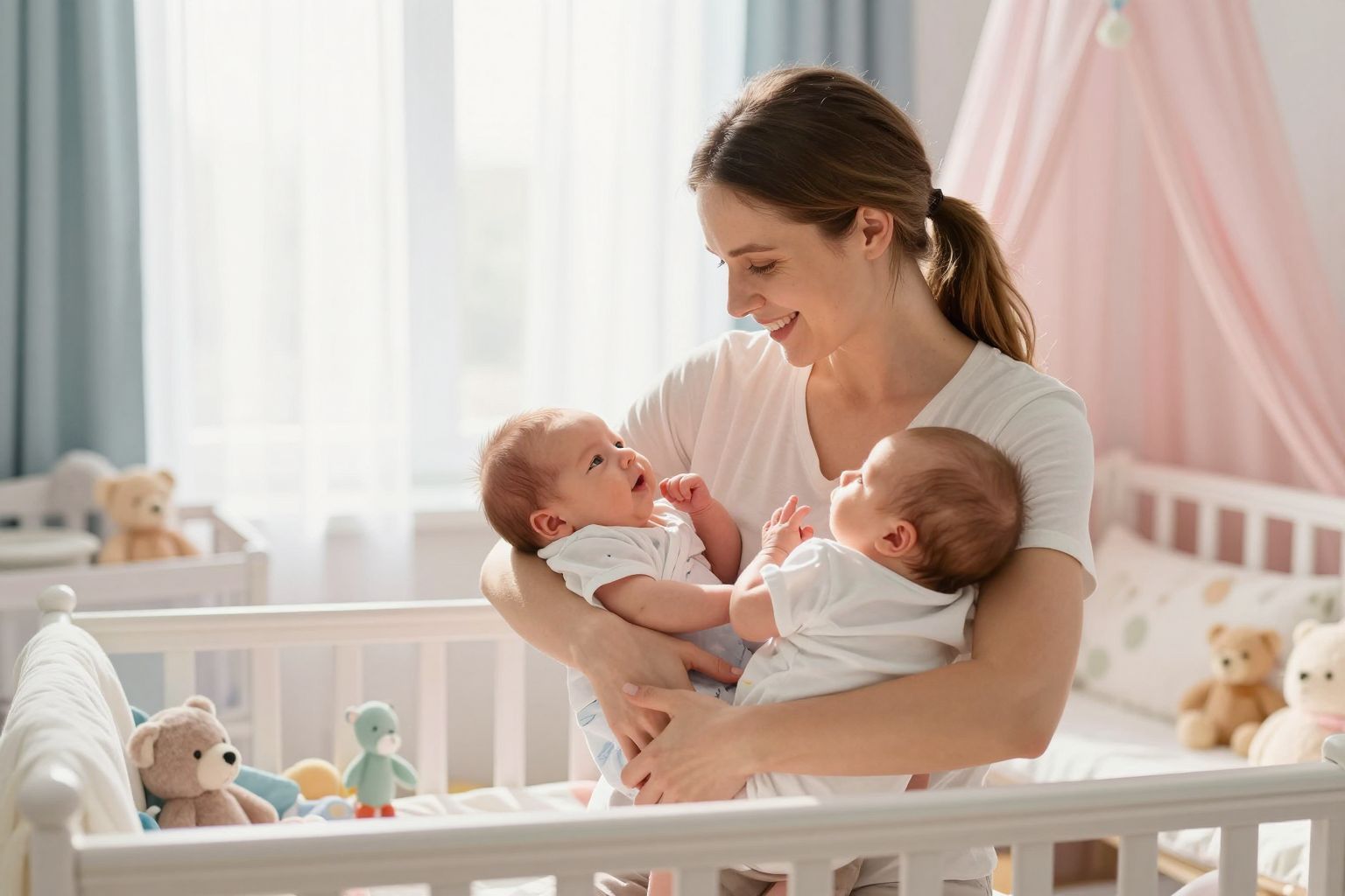 Ikrek szoptatása különleges kihívásokkal járhat, szakértői segítség ajánlott.