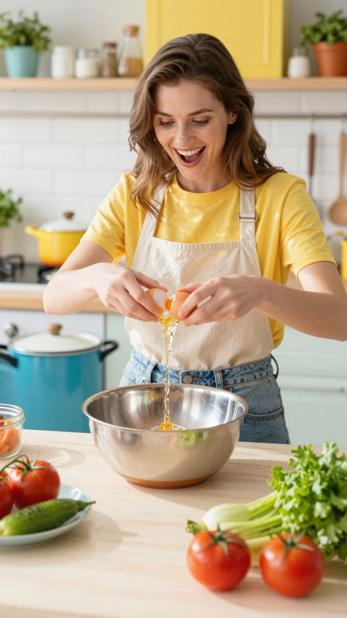 A fagyasztott tojás kiválóan használható süteményekhez!