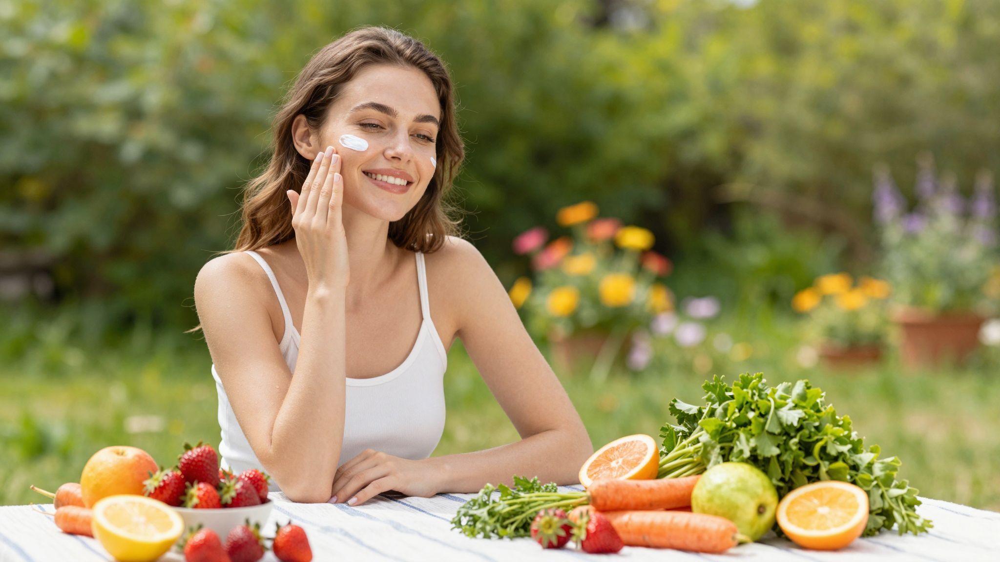 A megfelelő táplálkozás erősíti a bőr védelmét.