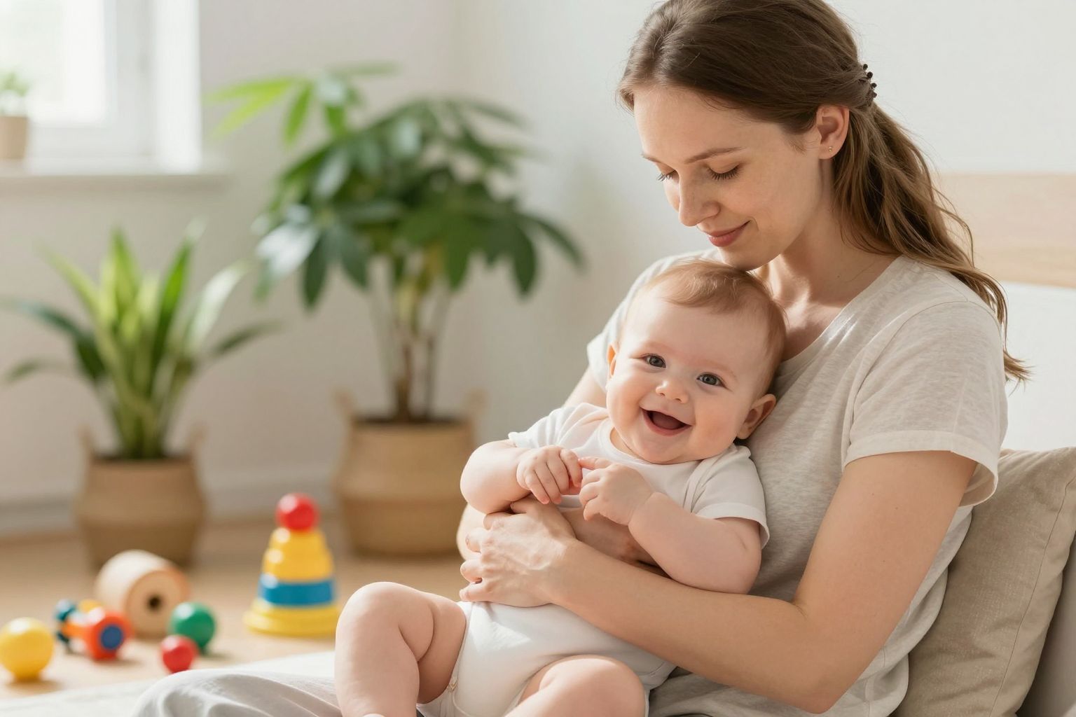 A meleg fürdő segíthet a baba pocakjának megnyugtatásában.