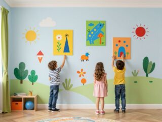 Varázsolj egyedi hangulatot: Látványos és kreatív fali dekorációk a gyerekszobába