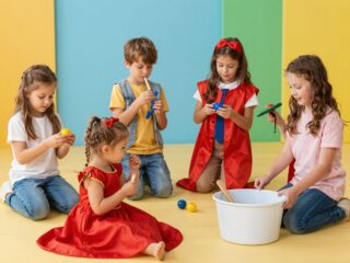 Amikor a gyerek „felnőtteset” játszik: az imitációs játék szerepe a fejlődésben