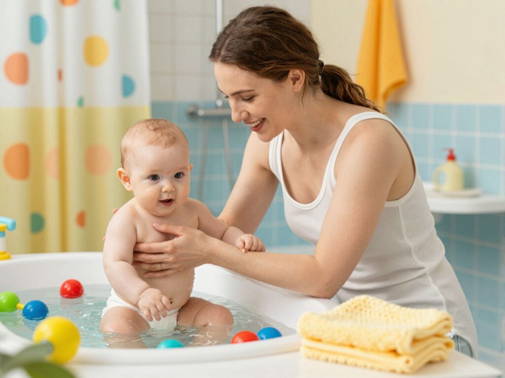 Gyakori hibák babafürdetés közben, amiket kezdő szülőként érdemes elkerülnöd