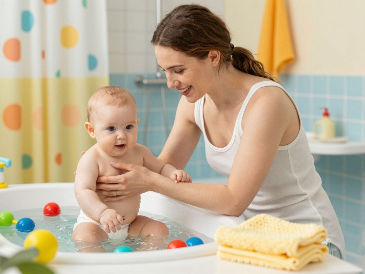 Gyakori hibák babafürdetés közben, amiket kezdő szülőként érdemes elkerülnöd