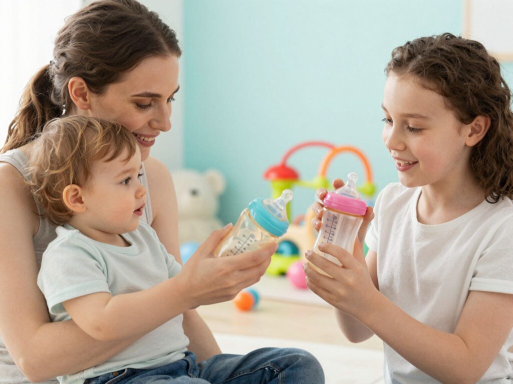 Mekkora cumisüveget válasszunk? Figyelmeztetés a gyermekkori túlsúly kockázatairól