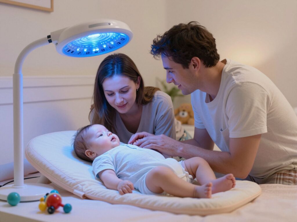 Minden, amit a babák sárgasága elleni kékfény-terápiáról tudni érdemes
