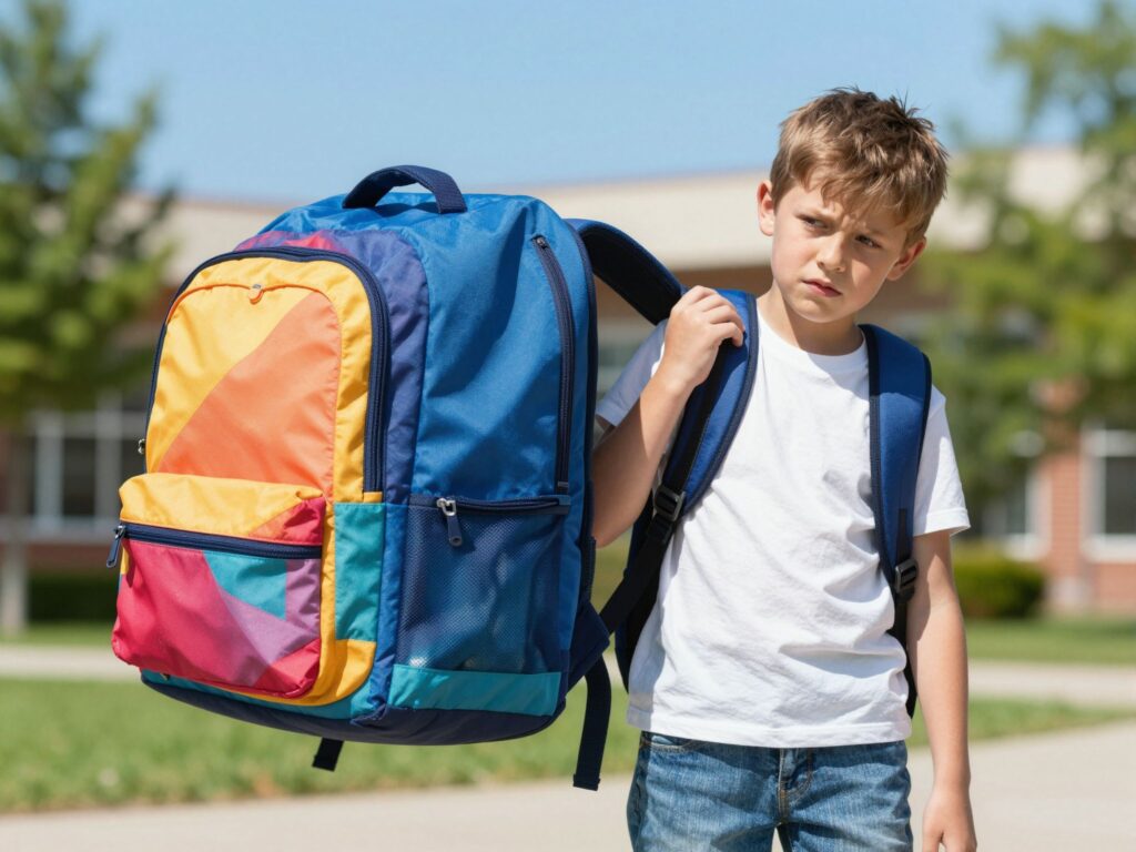 Nem megfelelő iskolatáska: korai porckopás kialakulásának veszélye