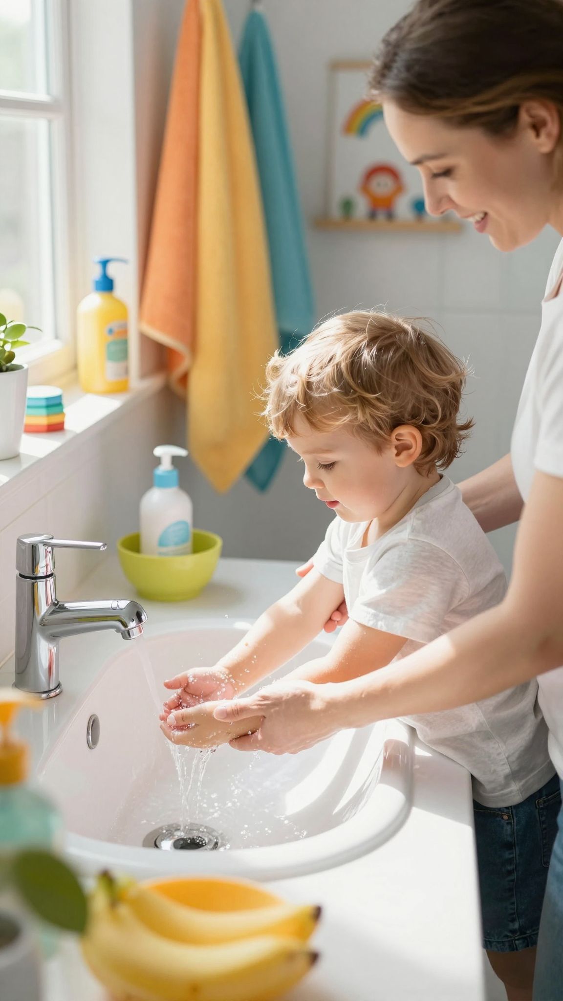 A rendszeres kézmosás csökkenti a fertőzések kockázatát.