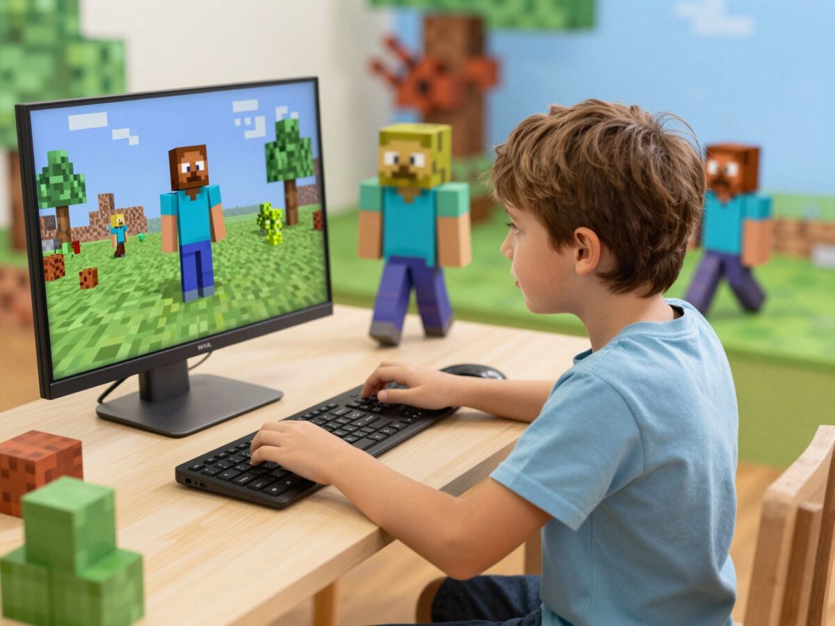 A kockavilág titkai: a Minecraft pozitív és negatív hatásai a gyerekekre